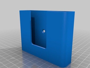 no5 ıan parametrik duvar tutucu uzaktan kumanda organizasyon özelleştirilmiş 3d print model - Mito3D