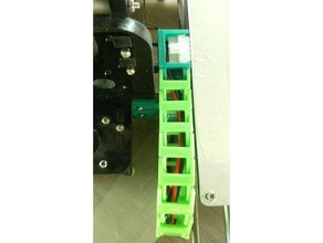anet a8 kablo zinciri y - oda Kare 3d yazıcı parçaları geliştirilmiş ekseni 3d print model - Mito3D