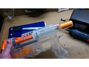 dartkrafts retaliconshot plunger spring retainer toys & games nerf recon retalicon blaster gun tacticool 3d print model - Mito3D