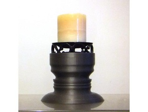 Säule-Kerze-Halter Dekor Kerze Kerze-Halter Säule 3d print model - Mito3D