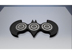 batman hand spinner 3d printing fidget toy 3d print model - Mito3D