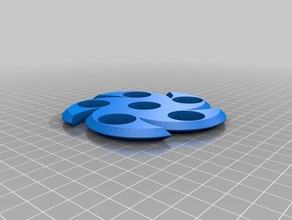 5 vara giratório brinquedos & games personalizado 3d print model - Mito3D