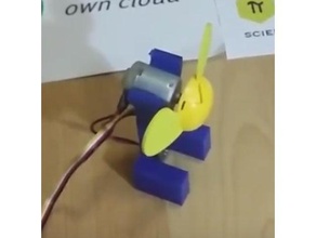 grove mini fan monte motor pcb elektronik cloudprofessor mount pcb-mount 3d print model - Mito3D