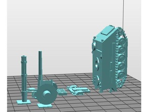 vulcan ametralladora antiaérea juegos y juguetes 3d print model - Mito3D