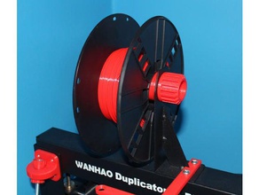 support de bobine wanhao duplicateur i3 plus L'imprimante 3d pièces 3d print model - Mito3D