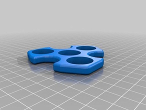 my customized constant width fidget spinner puzzles 3d print model - Mito3D