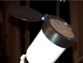 eclissi solare fotografia porta filtro baader astrosolar si adatta 85mm diametro della lente la fotocamera l'astronomia l'astrofotografia eclipse eclipse2017 portafiltro sole 3d print model - Mito3D