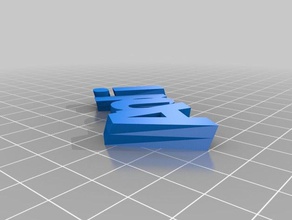 andi keyring keyfob Schlüsselanhänger kundengebundene 3d print model - Mito3D