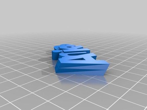 anika keyring keyfob Schlüsselanhänger kundengebundene 3d print model - Mito3D