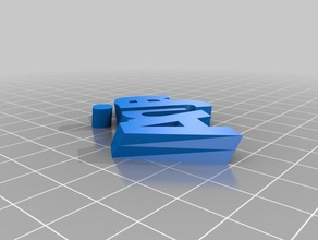 anja keyring keyfob Schlüsselanhänger kundengebundene 3d print model - Mito3D