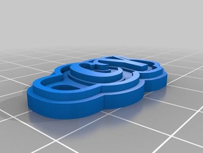 cy 7 12 187 keychains customized 3d print model - Mito3D