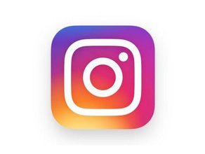 instagram logo attuale rosa La stampa 3d nuovo sociale i social media 3d print model - Mito3D