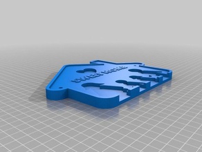 famiglia portachiavi arredamento keychain 3d print model - Mito3D