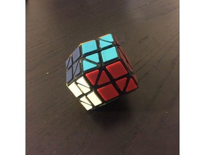 rua faccia di tornitura dodecaedro rombico i puzzle Puzzle 3d meccanica giocattolo del cubo rubiks cube twisty 3d print model - Mito3D