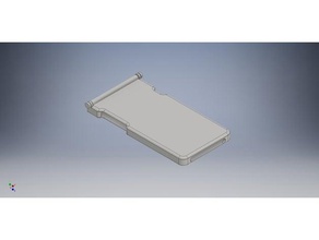 simplificada flip case para iphone telefone celular 3d print model - Mito3D