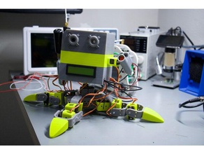 Geist chip in der Robotik allbot Kanone chiperemix co2-Patrone fpv laser nerf gun quaduped teensy 3d print model - Mito3D