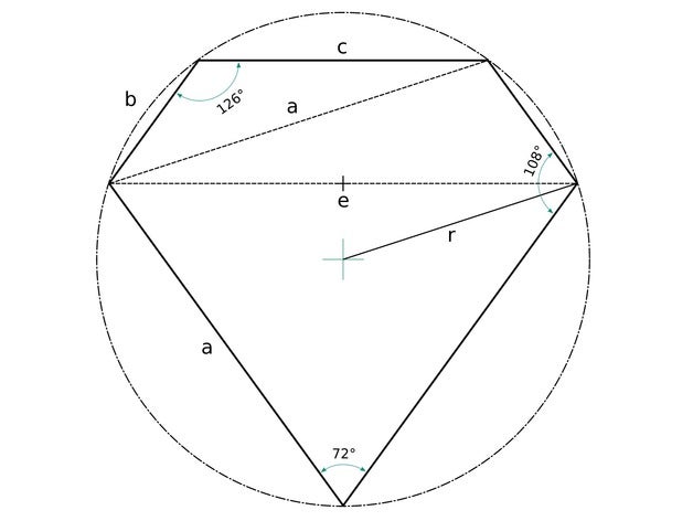 d Steller massivem polyeder rhomboederstumpf math albrecht rer solide 3D print model - Mito3D