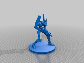 neon genesis evangelion - eva 01 fix 80 scale props 3d print model - Mito3D