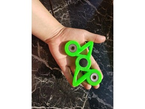 serin fidget spinner 3d baskı fidgetspinner el spinners oyuncak 3d print model - Mito3D