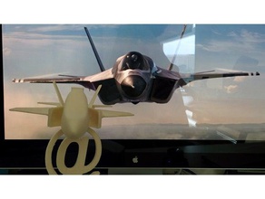 f-35 lightning ii vehículos avión jet los chorros el rayo lockheed martin 3d print model - Mito3D