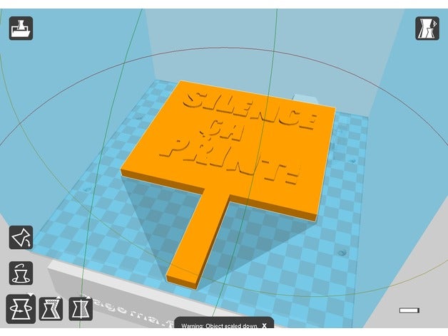 o silêncio de impressão A 3d 3D print model - Mito3D