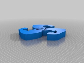 gigantischen Bizeps fidget spinner 3d print model - Mito3D