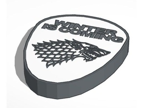 game thrones sigil house stark toys & games game thrones house stark sigil 3d print model - Mito3D