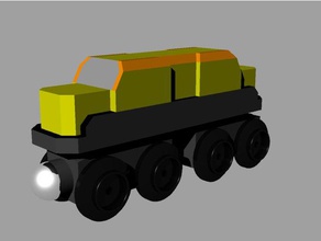 wooden train toys & games 3d printer model trains 3d print model - Mito3D