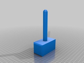 hammer simple games customized 3d print model - Mito3D