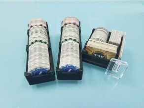 money token trays unfair games 3d print model - Mito3D