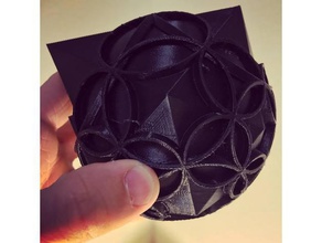 koebe polyhedron math art appolonian circles circle packing koebe-polyhedron 3d print model - Mito3D
