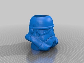 stormtrooper de la cabeza La impresión en 3d 3d print model - Mito3D