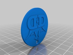 dinamik diskler golf Anahtarlık disk zincir diskleri anahtar 3d print model - Mito3D