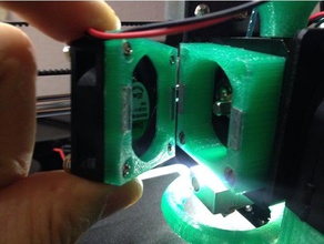 anet manyetik alanında fan çerçeve kıs 3d yazıcı ekstruder 3d print model - Mito3D