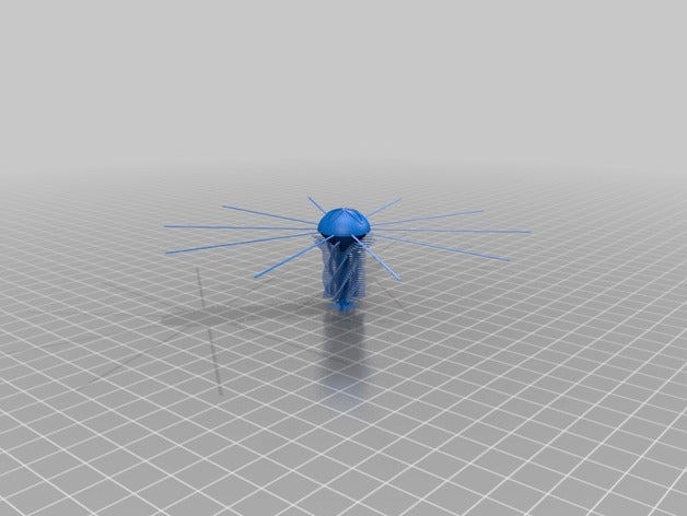 henry's jellyfish animals customized 3D print model - Mito3D