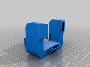 hypercube vulcano duct sensor mount 3d printing e3d volcano fan 3d print model - Mito3D