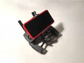 dji chispa de teléfono controlador la tableta adaptador montaje r c vehículos el titular monte trípode 3d print model - Mito3D