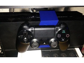 semplice controller stand ps4 grasso video giochi dualshock 4 3d print model - Mito3D