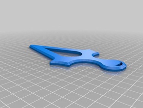 assassin's creed inspired throwing knife props 3d print model - Mito3D