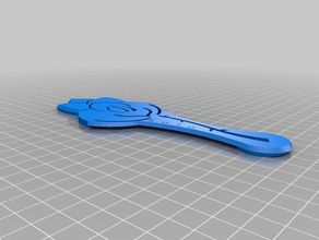 rose style throwing knife props 3d print model - Mito3D