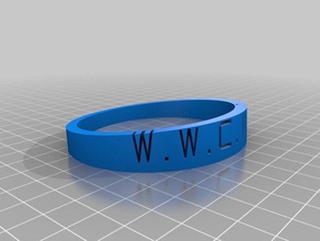 meu personalizados bracelete pulseiras personalizado 3d print model - Mito3D