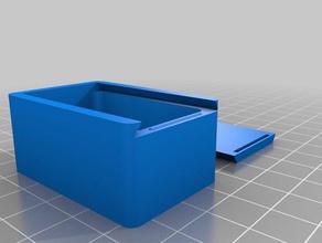 fitbit charge Kasten 2 Schiebetüren oben Container kundengebundene 3d print model - Mito3D