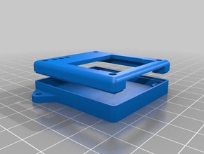 2 relè canale piccolo caso di montaggio scheda 3d print model - Mito3D