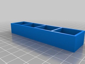 pílula box2 recipientes personalizado 3d print model - Mito3D