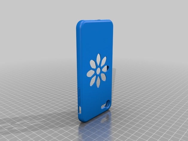 iphone 7 w Blume Handy flexibel der Fall 3D print model - Mito3D