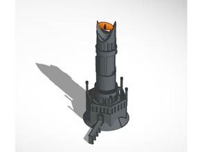 barad dur sculptures lord rings sauron tower 3d print model - Mito3D