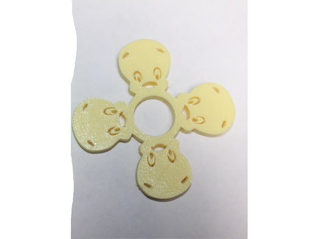 piu-piu fidget giratório brinquedos & games fidgetspinner mão brinquedo spinner 3D print model - Mito3D