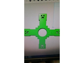 creeper fidget giratório brinquedos & games o fidgetspinner mão brinquedo minecraft spinner 3d print model - Mito3D