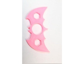 Fledermaus Mädchen zappeln spinner Spielzeug & Spiele batgirl fidget fidgetspinner hand hand-spinner 3d print model - Mito3D