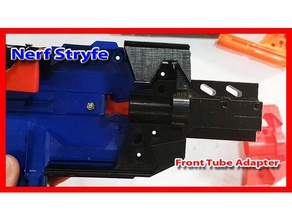 nerf stryfe frente adaptador de tubo diy nerfgun pistola 3d print model - Mito3D